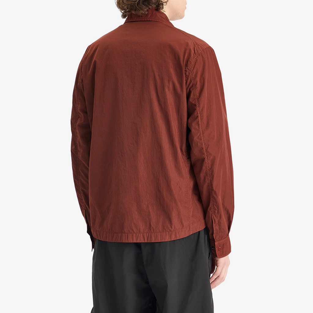 CP Company Men's Chrome-R Full Zip Overshirt Sable